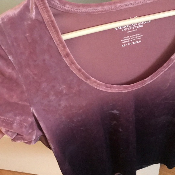 American Eagle pink ombré velvet - Picture 3 of 4
